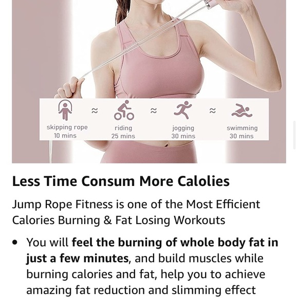 Cordless Jump Rope, Adjustable with Ball Bearings - Picture 3 of 11